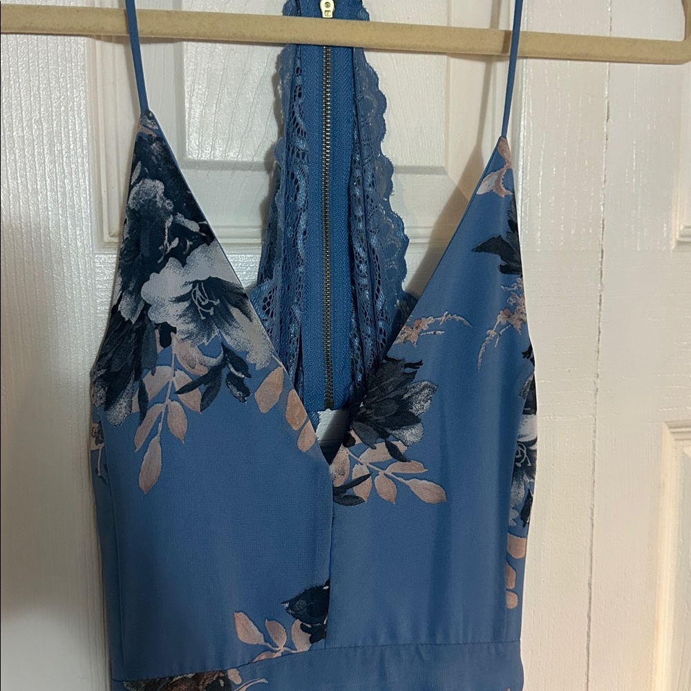 Windsor Floral Blue Maxi Dress - Picture 4 of 7